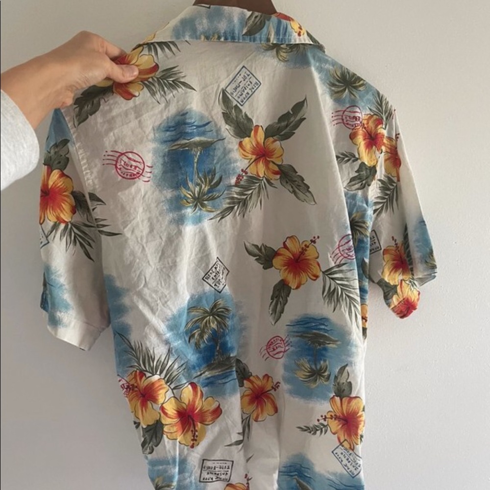 Vintage Hawaiian Aloha Shirt Sz L - Picture 2 of 5